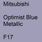 Preview: Mitsubishi, Optimist Blue Metallic, F17.